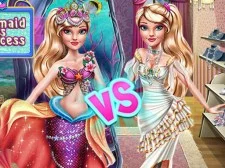 Ellie Mermaid Vs Princess game background