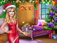 Ellie New Year Room Deco game background