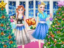 Ellie VS Annie Christman Tree! game background