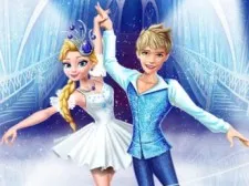 Elsa and Jack Ice Ballet game background