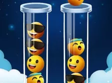 Emoji Color Sort Puzzle game background
