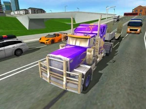Euro Truck Driving Sim 2018 3D game background