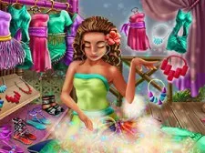 Exotic Girl Wardrobe game background
