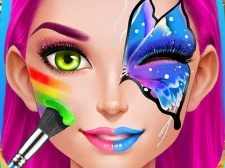 Face Paint Party! Girls Salon game background