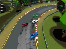 Fantastic Pixel Car Racing Multiplayer game background