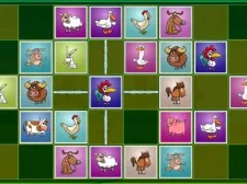 Farm Animals Matching Puzzles game background