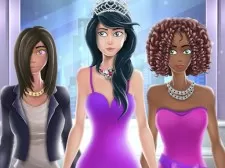 Fashion competition game background