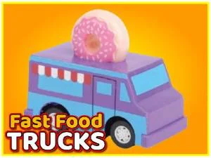 Fast Food Trucks game background