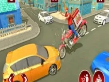 Fast Pizza Delivery Boy Game 3D game background