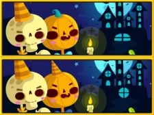 Find Differences Halloween game background