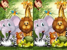 Find Seven Differences Animals game background
