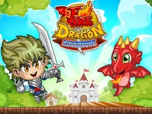 Fire Dragon Adventure game background