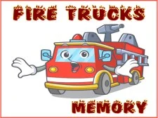 Fire Trucks Memory game background