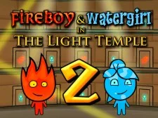 Fireboy and Watergirl 2 Light Temple game background