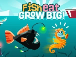 Fish Eat Grow Big game background