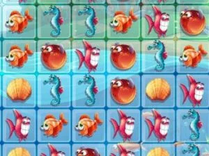 Fish World Match3 game background