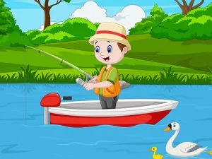 Fishing Jigsaw game background