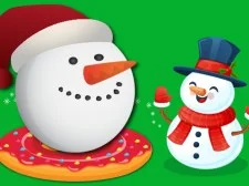 Flappy Snowball Xmas game background