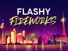 Flashy Fireworks game background