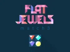 Flat Jewels Match 3 game background