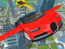 Flying Car Driving Simulator game background