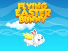 Flying Easter Bunny game background