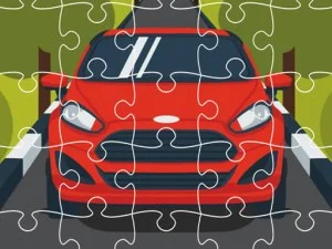 Ford Autos Jigsaw. game background
