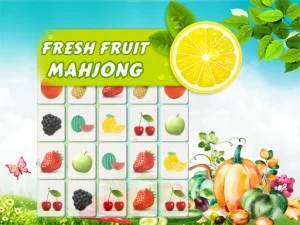 Свежие фрукты Mahjong соединение