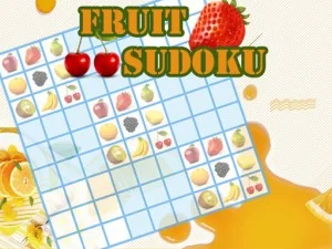 Fruit Sudoku game background