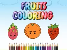 Fruits Coloring game background