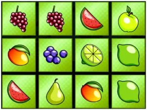 Fruits Memory game background