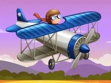 Fun Airplanes Jigsaw game background