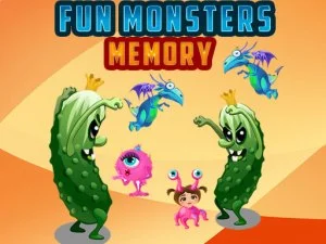 Fun Monsters Memory game background