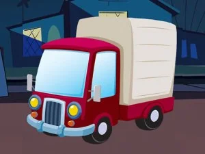 Fun Truck Jigsaw game background