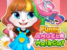 Funny Angela Haircut game background