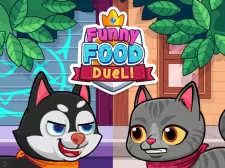 Funny Food Duel game background