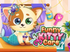 Funny Kitty Care game background