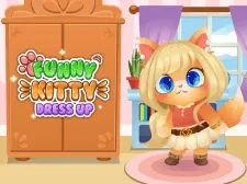 Funny Kitty Dressup game background