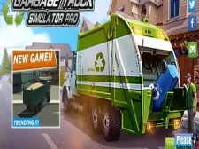 Garbage Truck Simulator : Recycling Driving Game game background