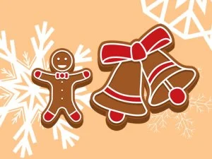 Gingerbread Man Coloring game background