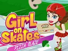 Girl on Skates: Pizza Mania game background