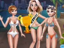 Girls Surf Contest game background