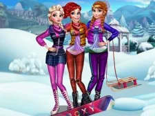 Girls Winter Fashion game background