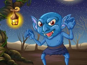Goblin Fight Match 3 game background