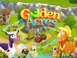 Golden Acres game background