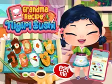 Grandma Recipe Nigiri Sushi game background
