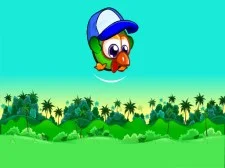 Green Chick Jump game background