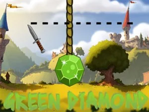 Green Diamond game background
