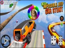 GT Jeep Impossible Mega Dangerous Track game background