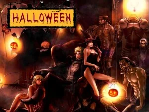 Halloween 2019 Slide game background